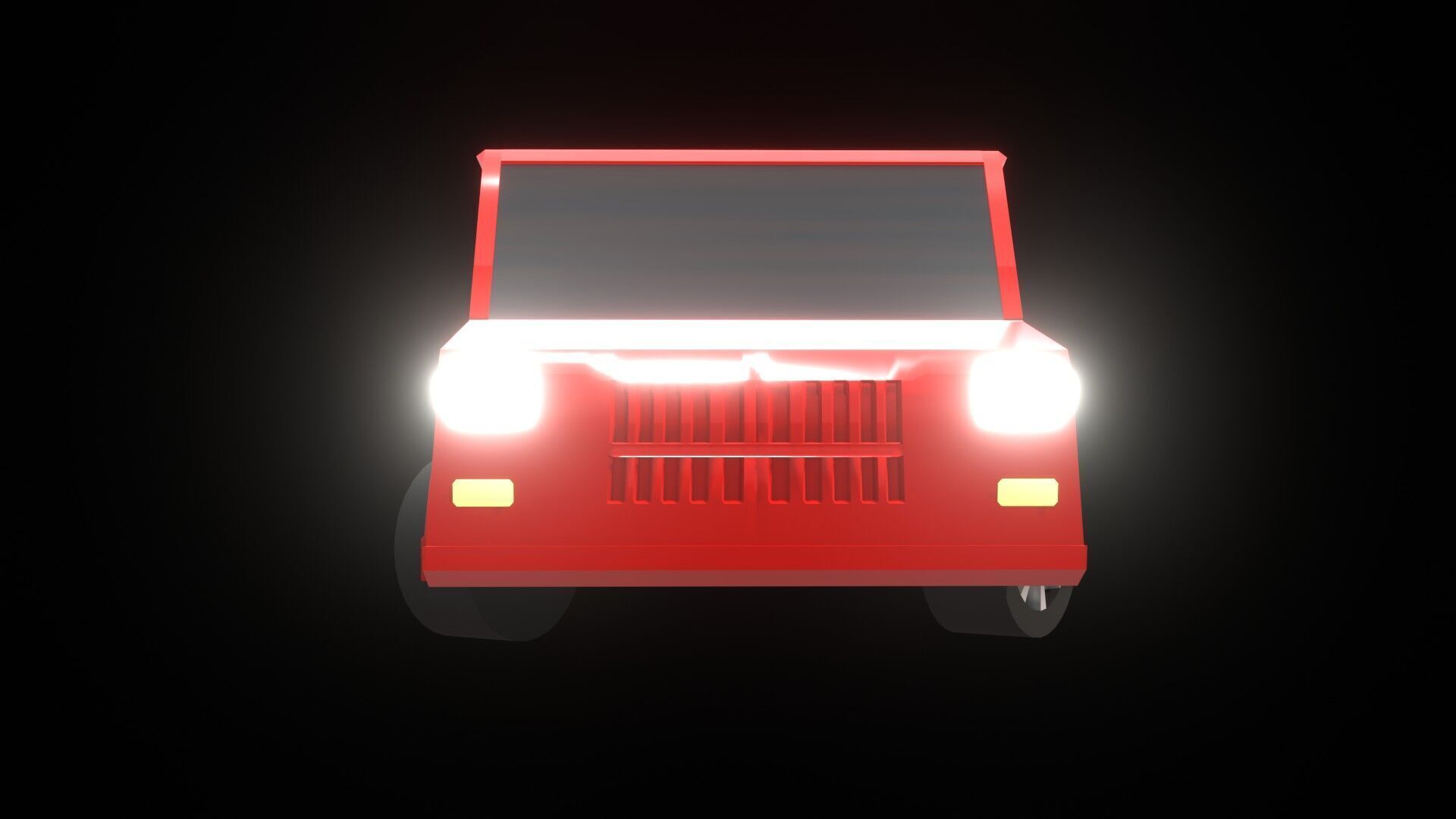 High-Quality Low Poly vehicle 3D Model for Games and Animations Low-poly 3D model_18