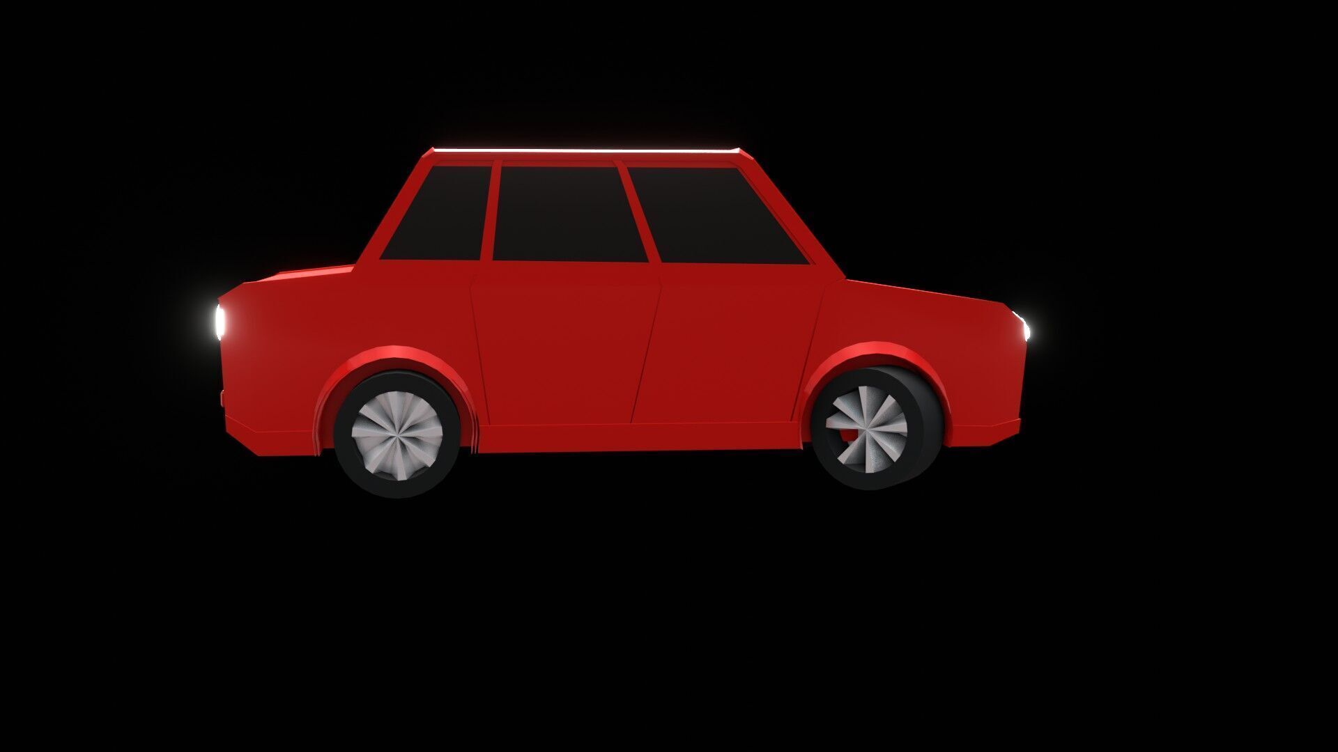 High-Quality Low Poly vehicle 3D Model for Games and Animations Low-poly 3D model_16