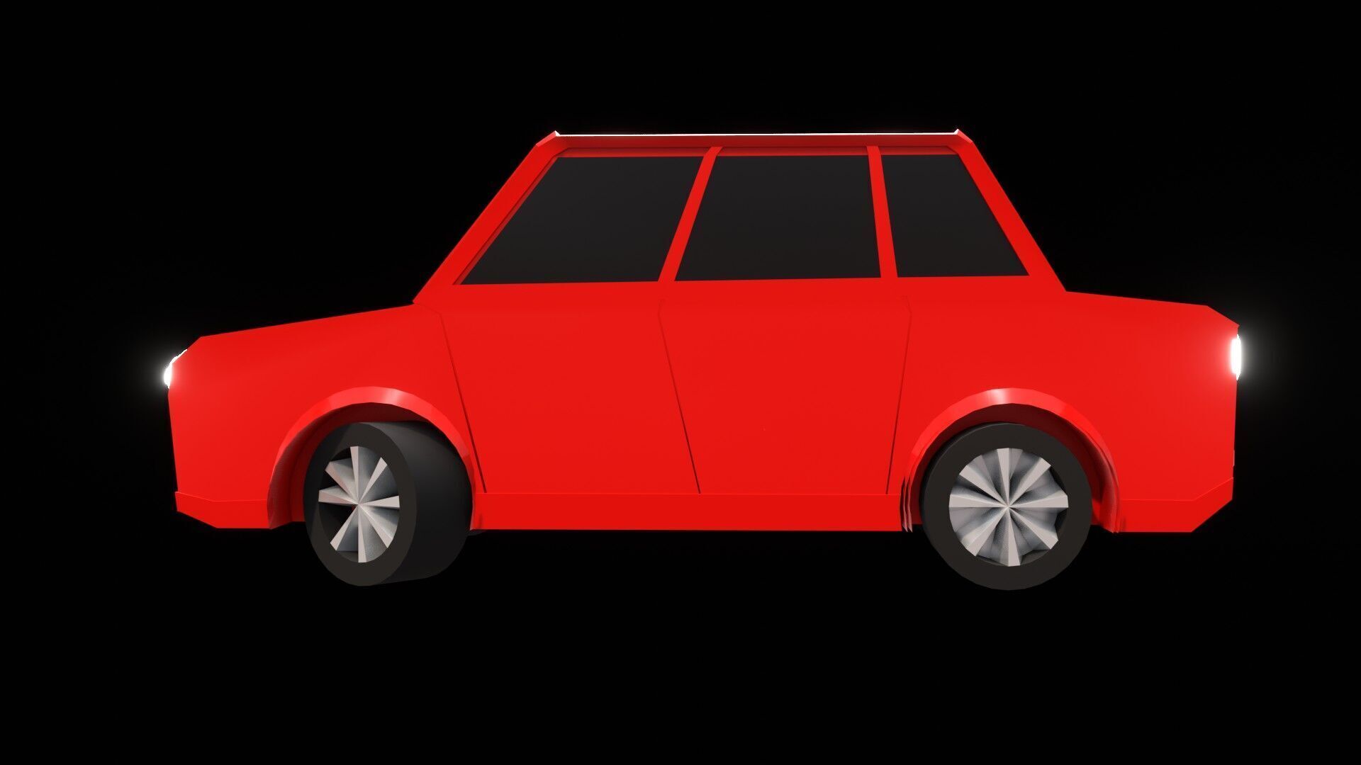 High-Quality Low Poly vehicle 3D Model for Games and Animations Low-poly 3D model_2