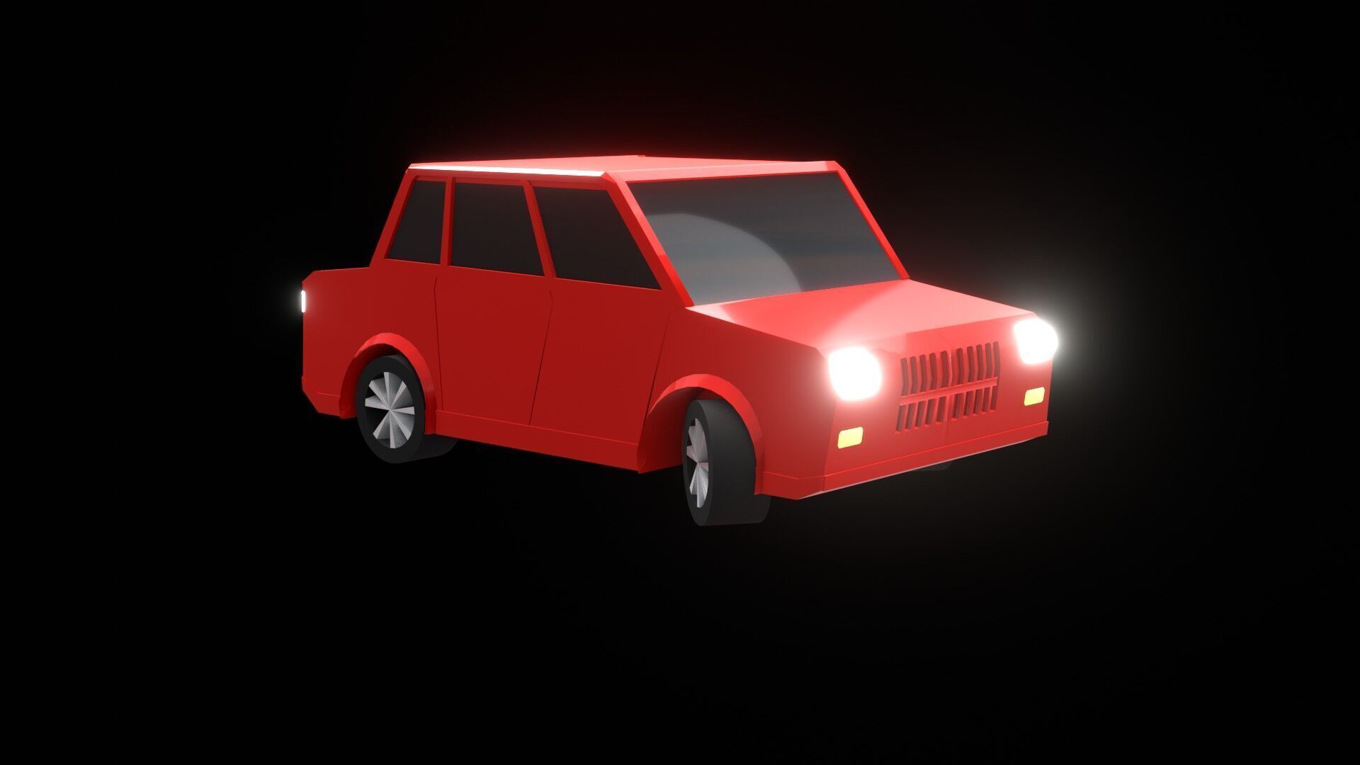 High-Quality Low Poly vehicle 3D Model for Games and Animations Low-poly 3D model_4