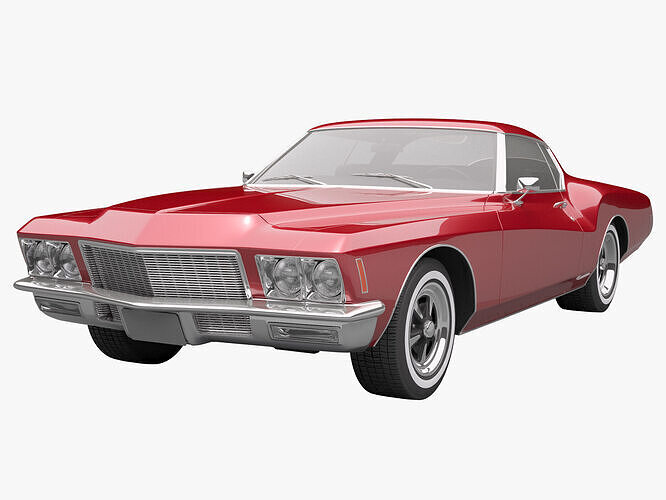 Generic Old Car 03 3D model