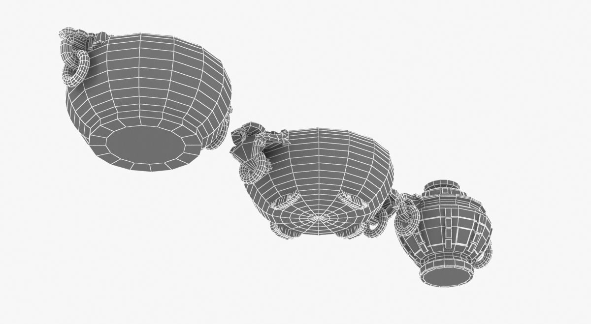 Old historic chinese vases 3D model_9