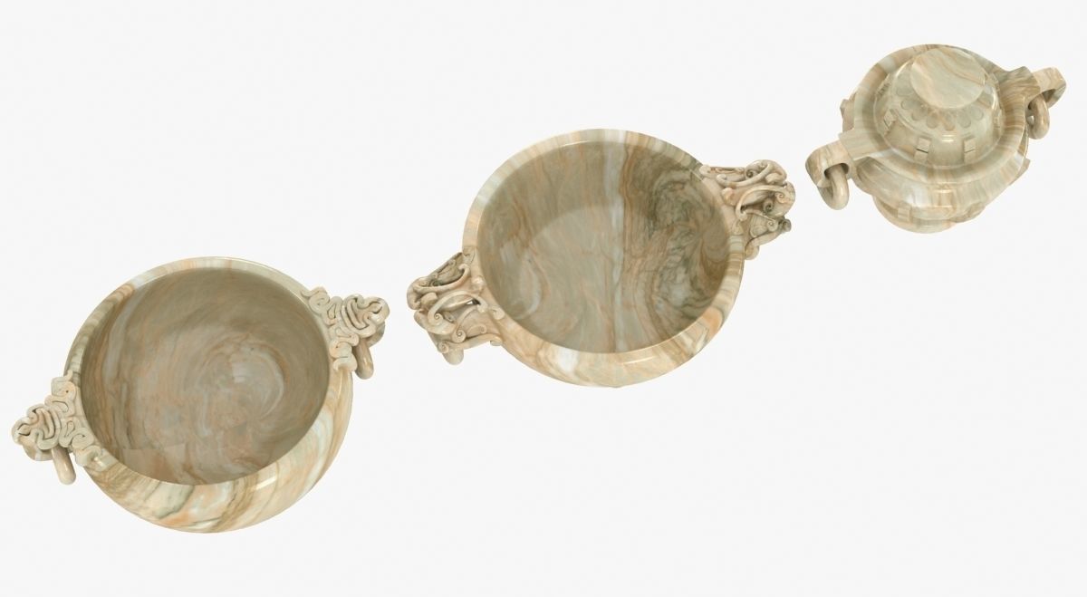 Old historic chinese vases 3D model_5