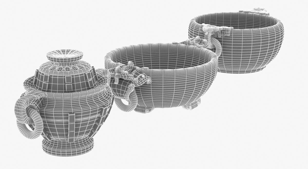 Old historic chinese vases 3D model_11