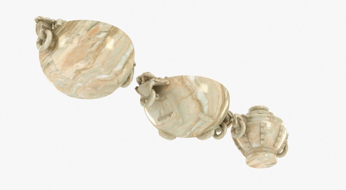 Old historic chinese vases 3D model_3