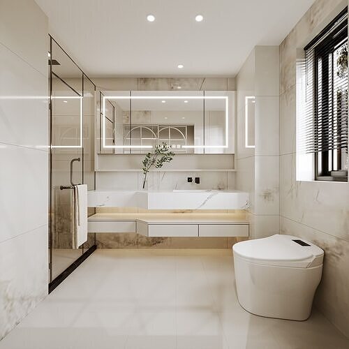 Modern style home space design 3D model 6
