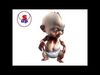 scary baby Low-poly 3D model_1