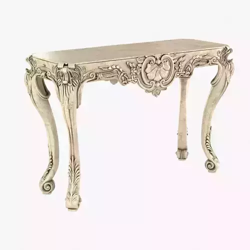 Louis XIV classic console table 3D model