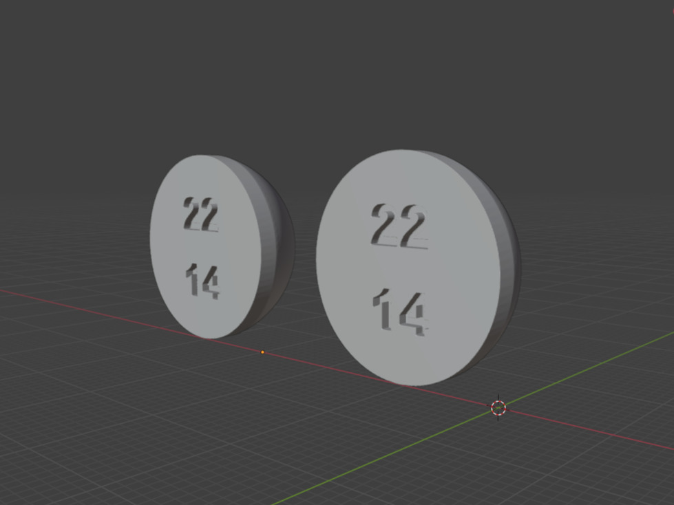 Doll eyes 22mm with 14mm iris Free 3D print model_2