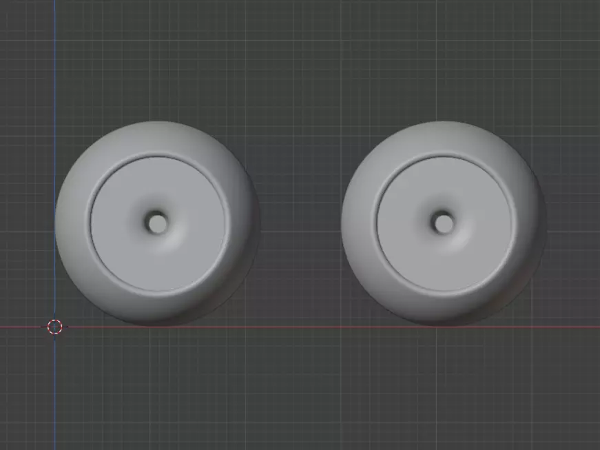 Doll eyes 22mm with 14mm iris Free 3D print model_0