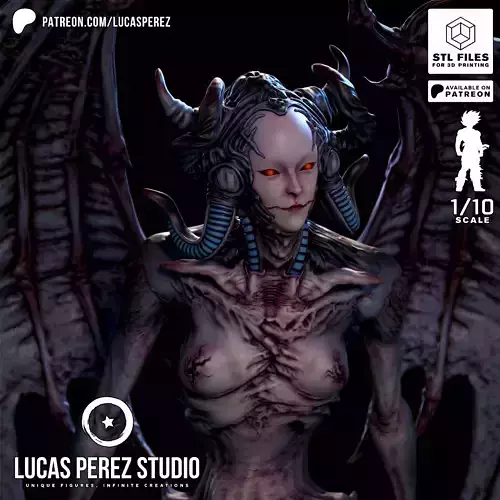 ELVURA DARK BEAUTY 3D print model