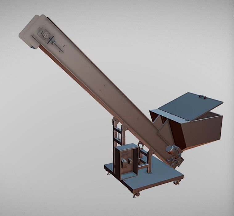 Conveyor For Industry 3D model_1