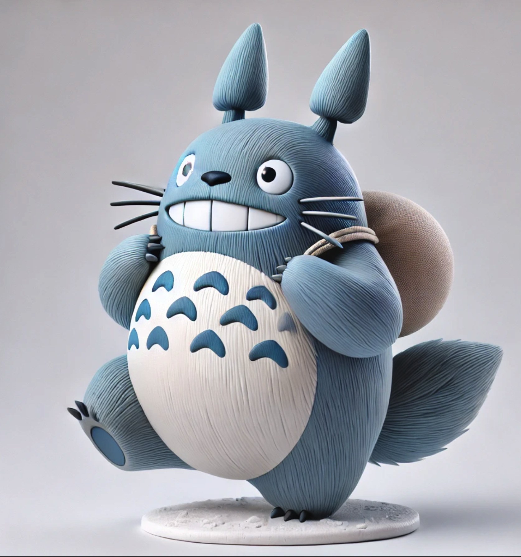 Set of 3 Totoro Adventure Figures  STL 3D Print Models 3D print model_2