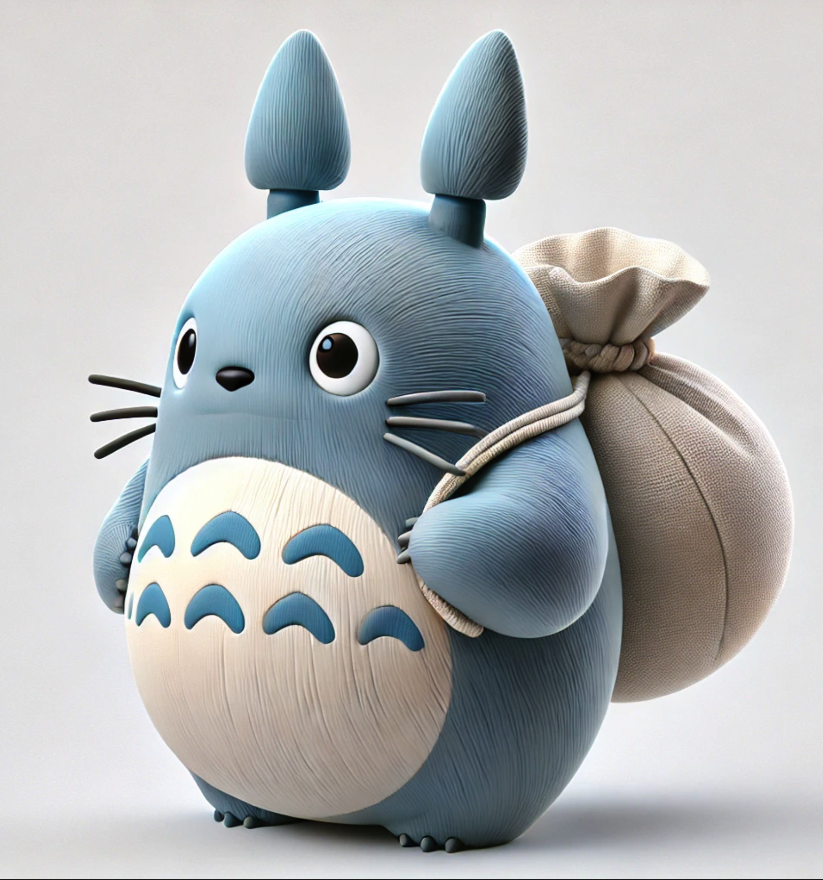 Set of 3 Totoro Adventure Figures  STL 3D Print Models 3D print model_1