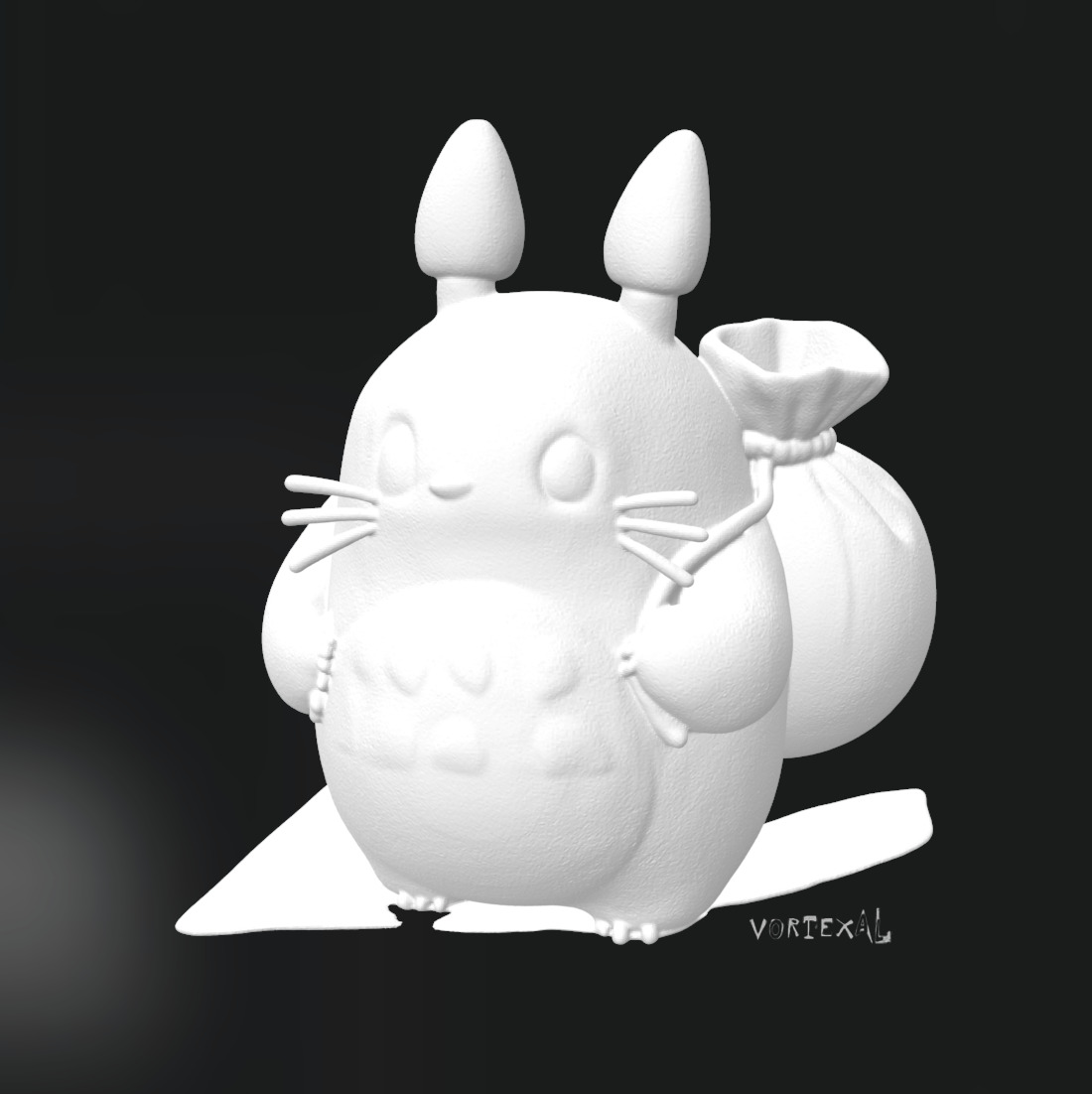 Set of 3 Totoro Adventure Figures  STL 3D Print Models 3D print model_4