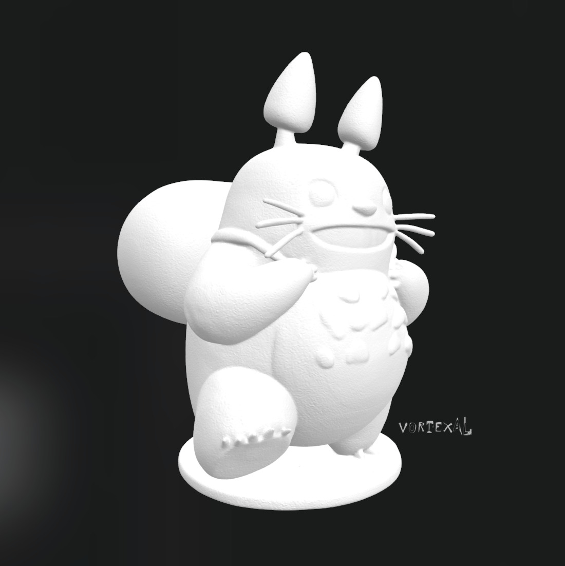 Set of 3 Totoro Adventure Figures  STL 3D Print Models 3D print model_6