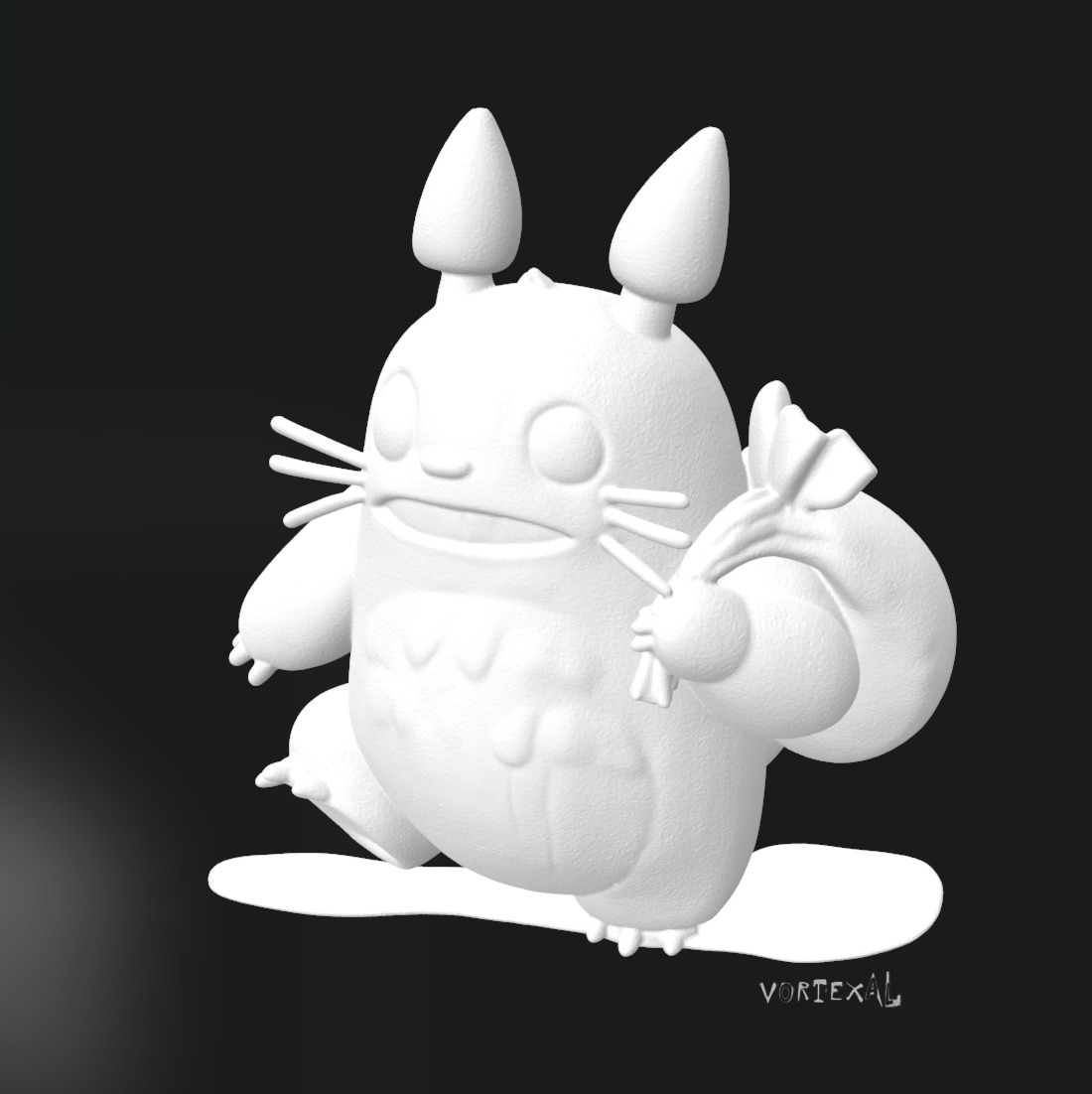 Set of 3 Totoro Adventure Figures  STL 3D Print Models 3D print model_5