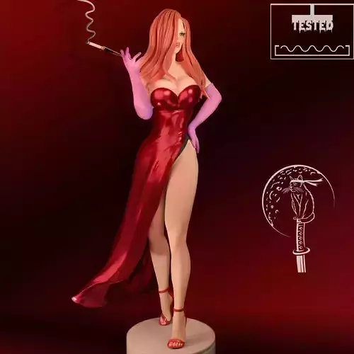 Jessica Rabbit Tested and Read For Printing