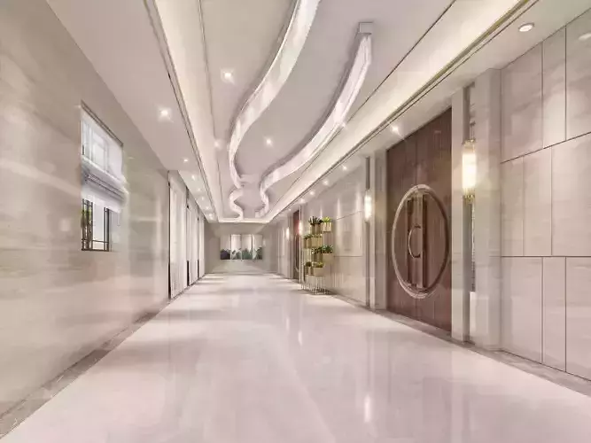 Hotel hallway 