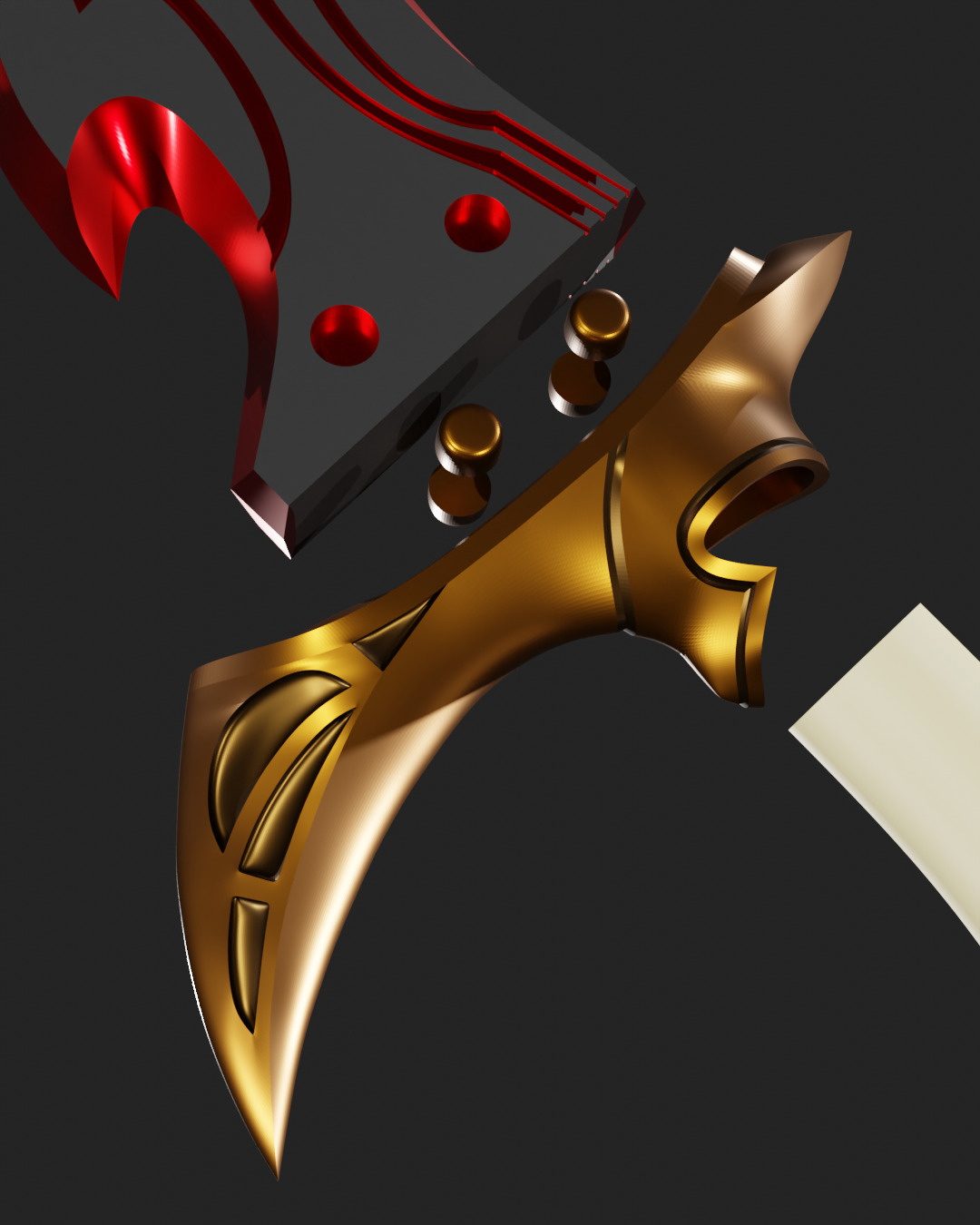 Solo Leveling - Knight Killer Dagger - 3D Print Model Files 3D print model_3