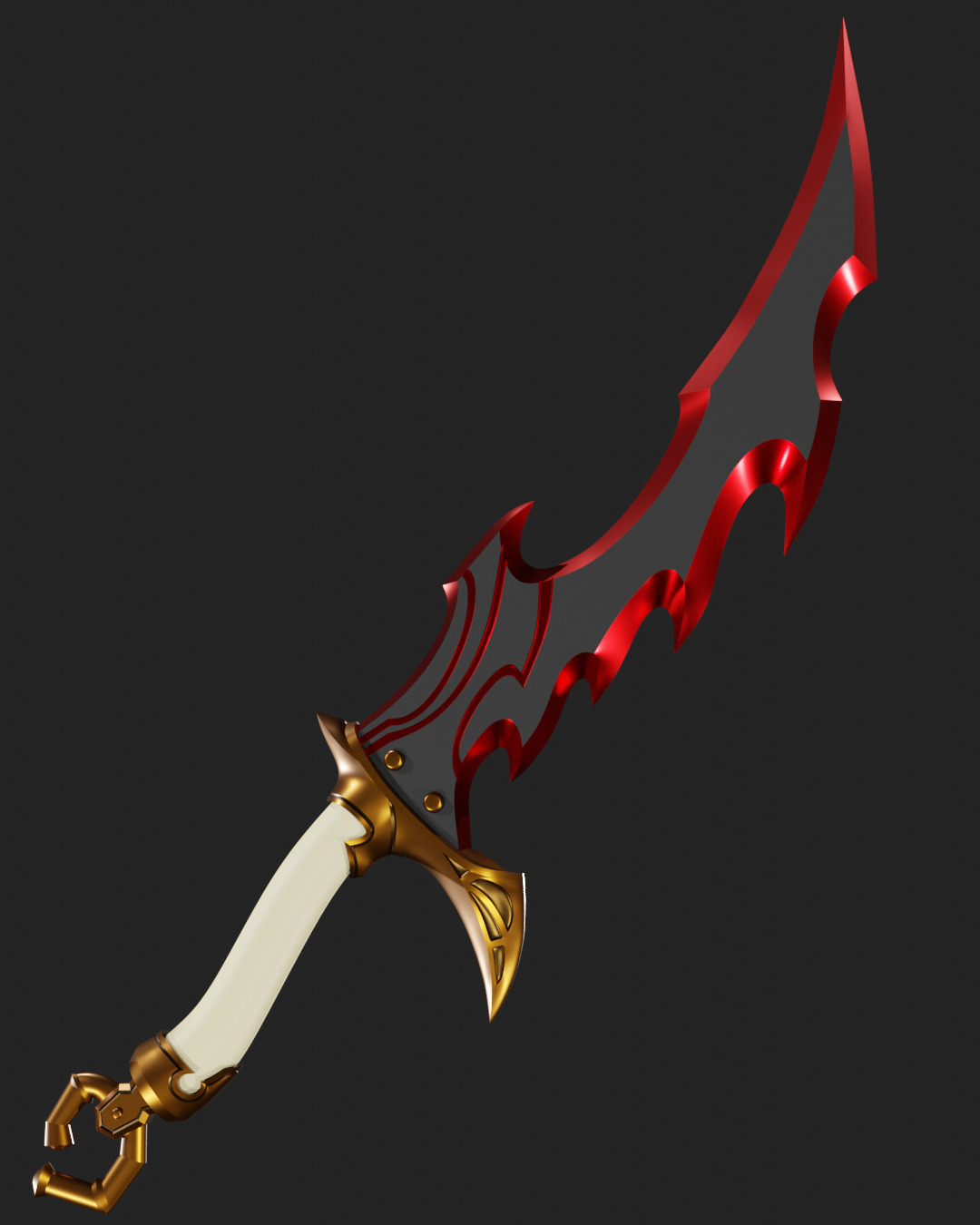 Solo Leveling - Knight Killer Dagger - 3D Print Model Files 3D print model_1