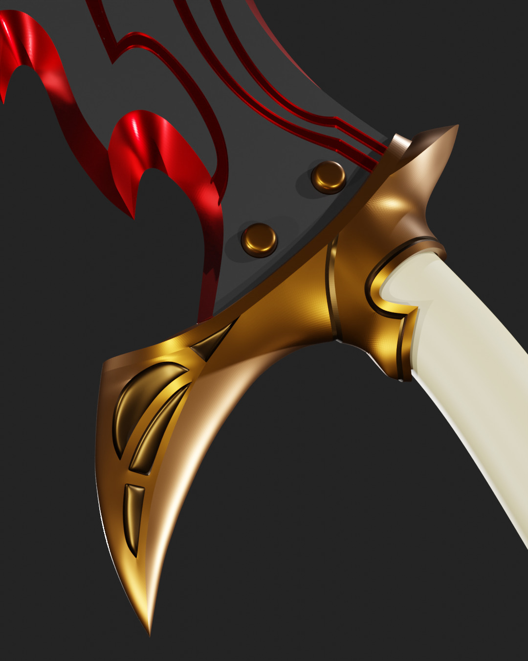 Solo Leveling - Knight Killer Dagger - 3D Print Model Files 3D print model_2