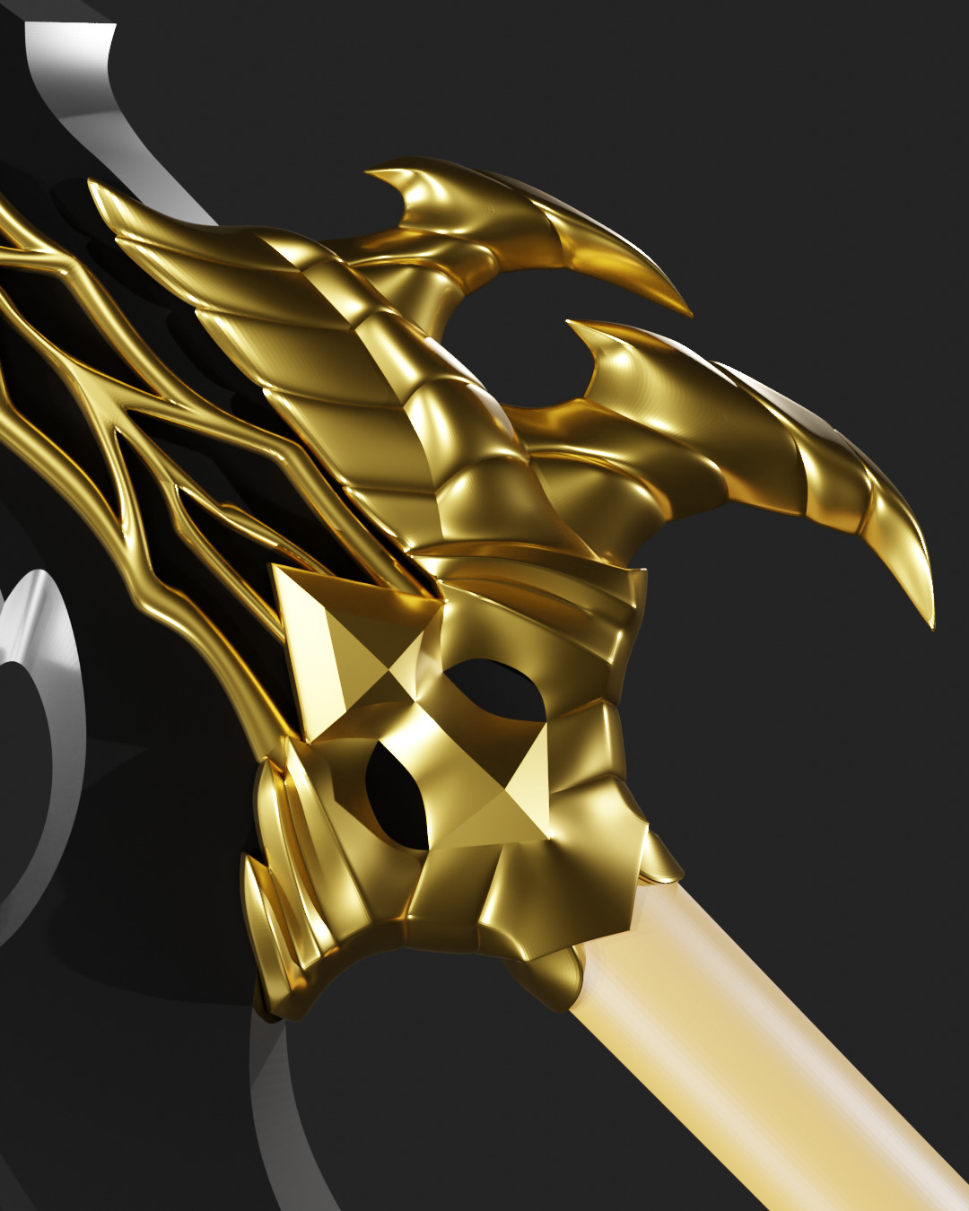 Solo Leveling - Kasakas Venom Fang Dagger - 3D Print Model Files 3D print model_2