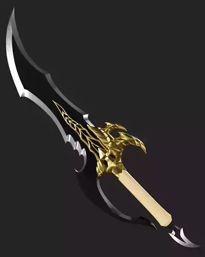 Solo Leveling - Kasakas Venom Fang Dagger - 3D Print Model Files