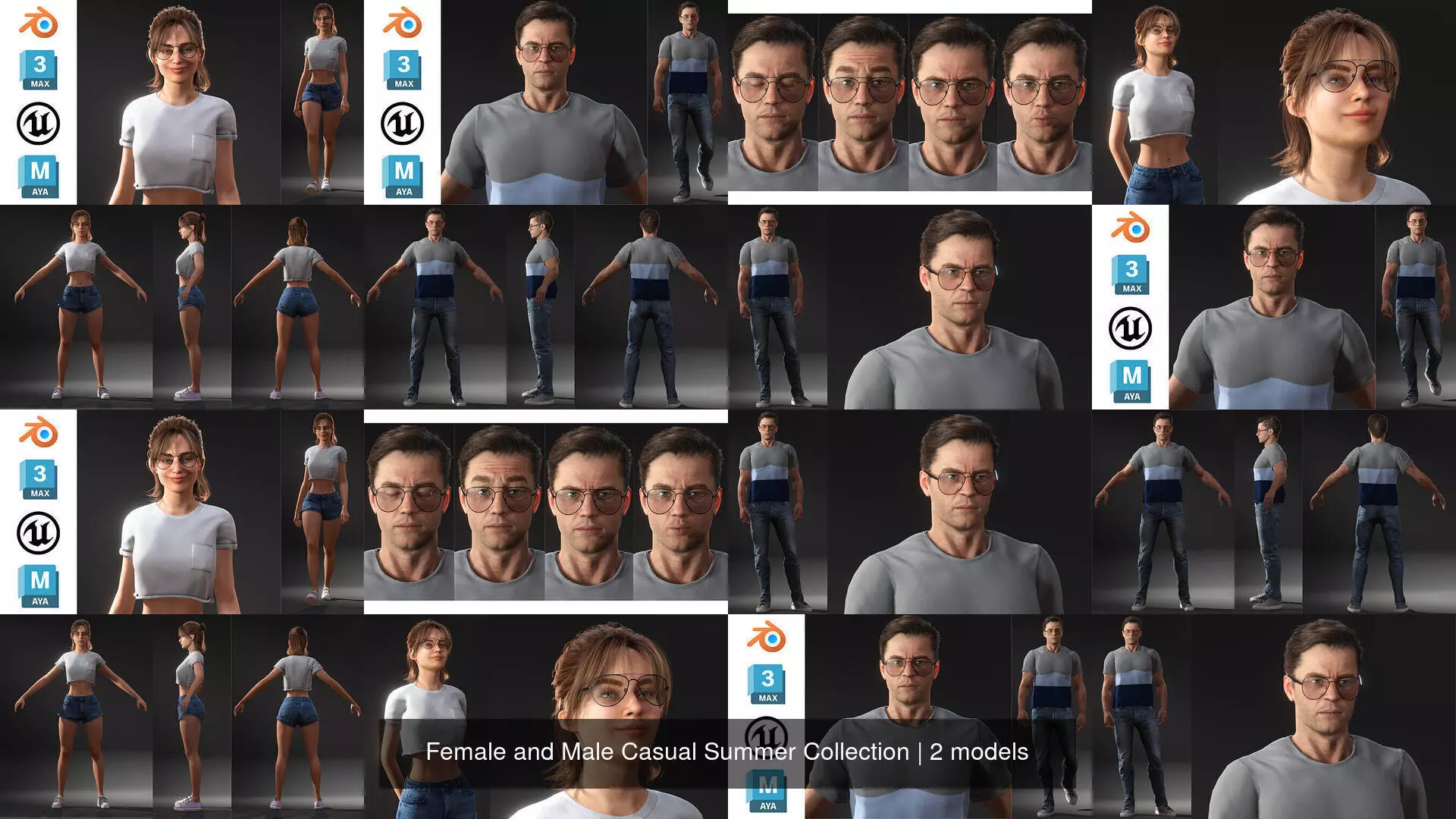 Female and Male Casual Summer Collection _3