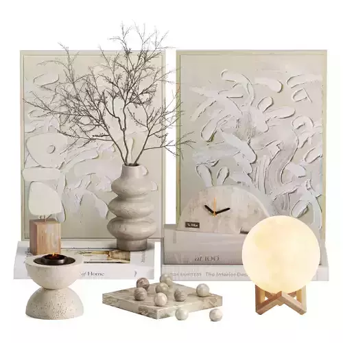 Decor Light Clock Modern set04