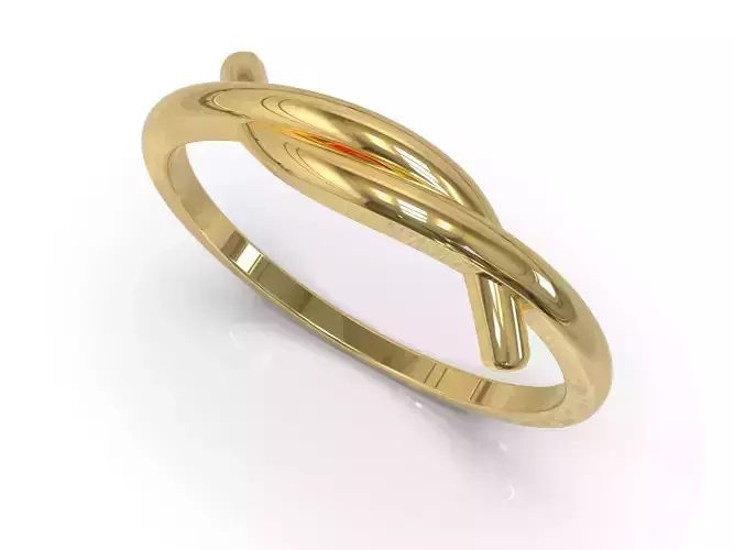 Ring Silver Gold 47319