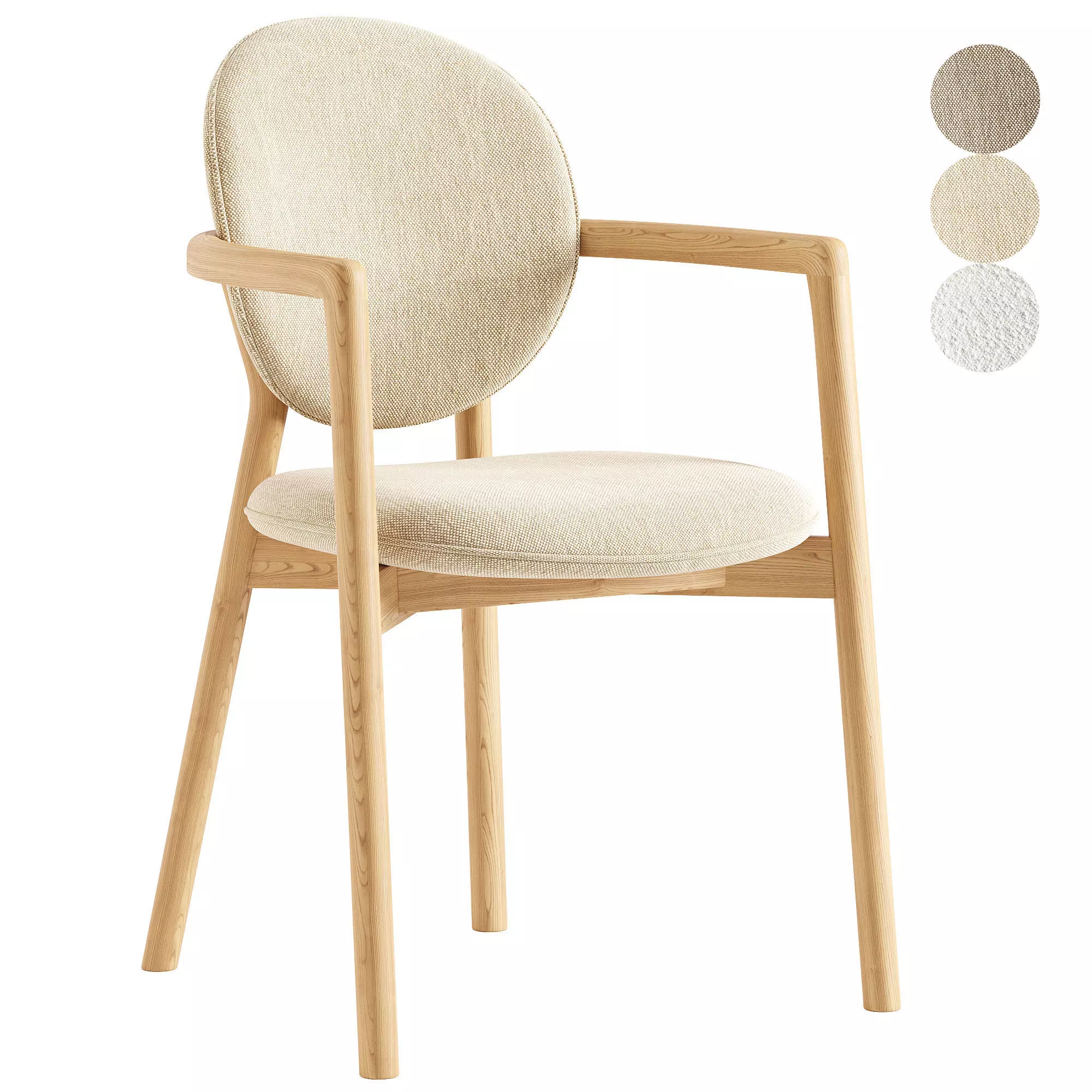 Maia Chair 3D model_0
