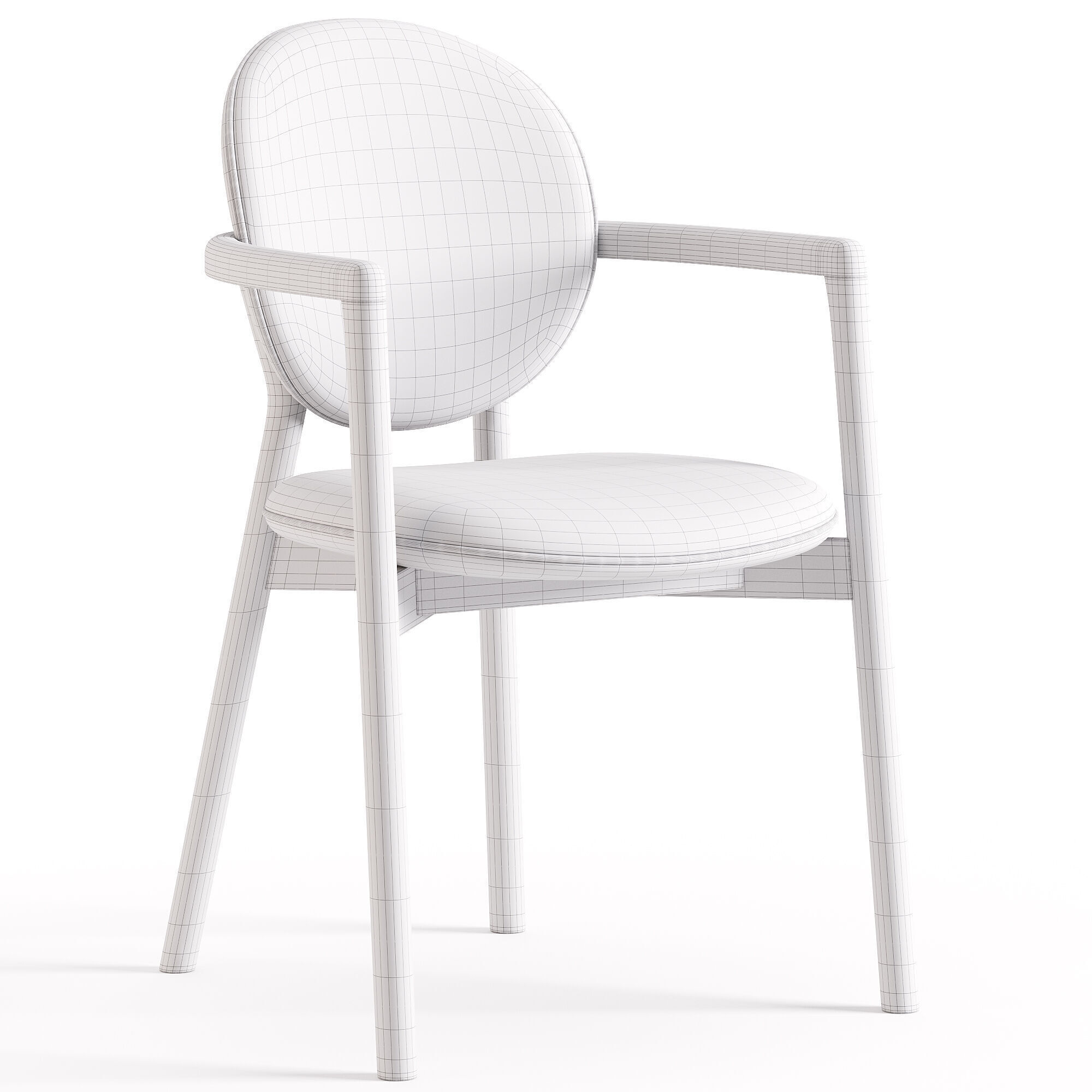 Maia Chair 3D model_6