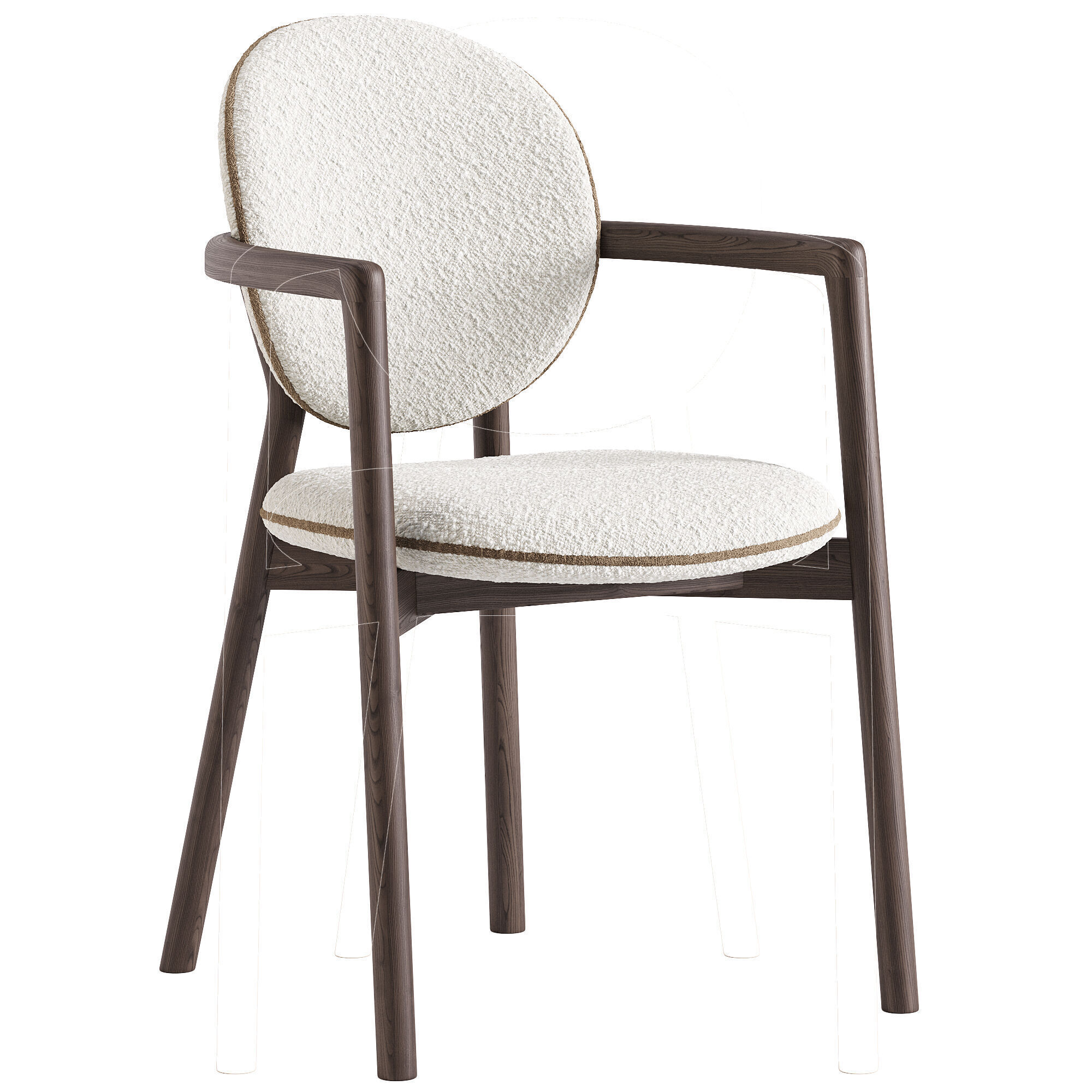 Maia Chair 3D model_2