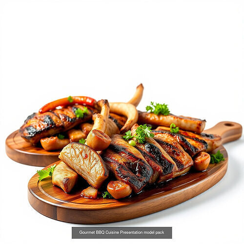 Gourmet BBQ Models Collection 3D Model Pack 6