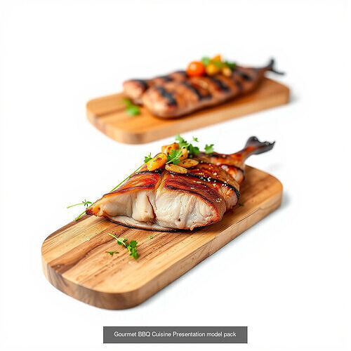 Gourmet BBQ Models Collection 3D Model Pack 5