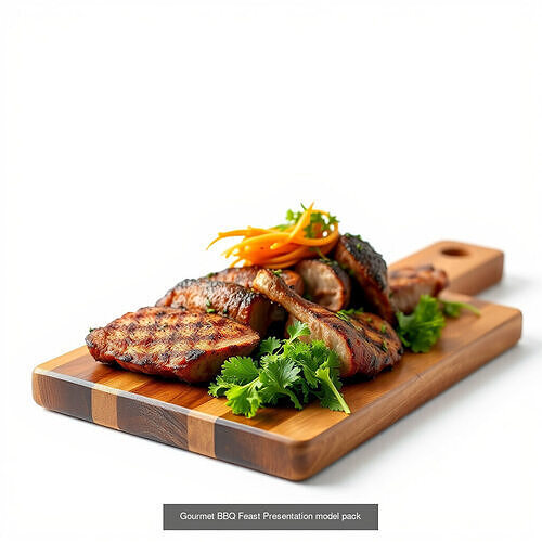 Gourmet BBQ Models Collection 3D Model Pack 7