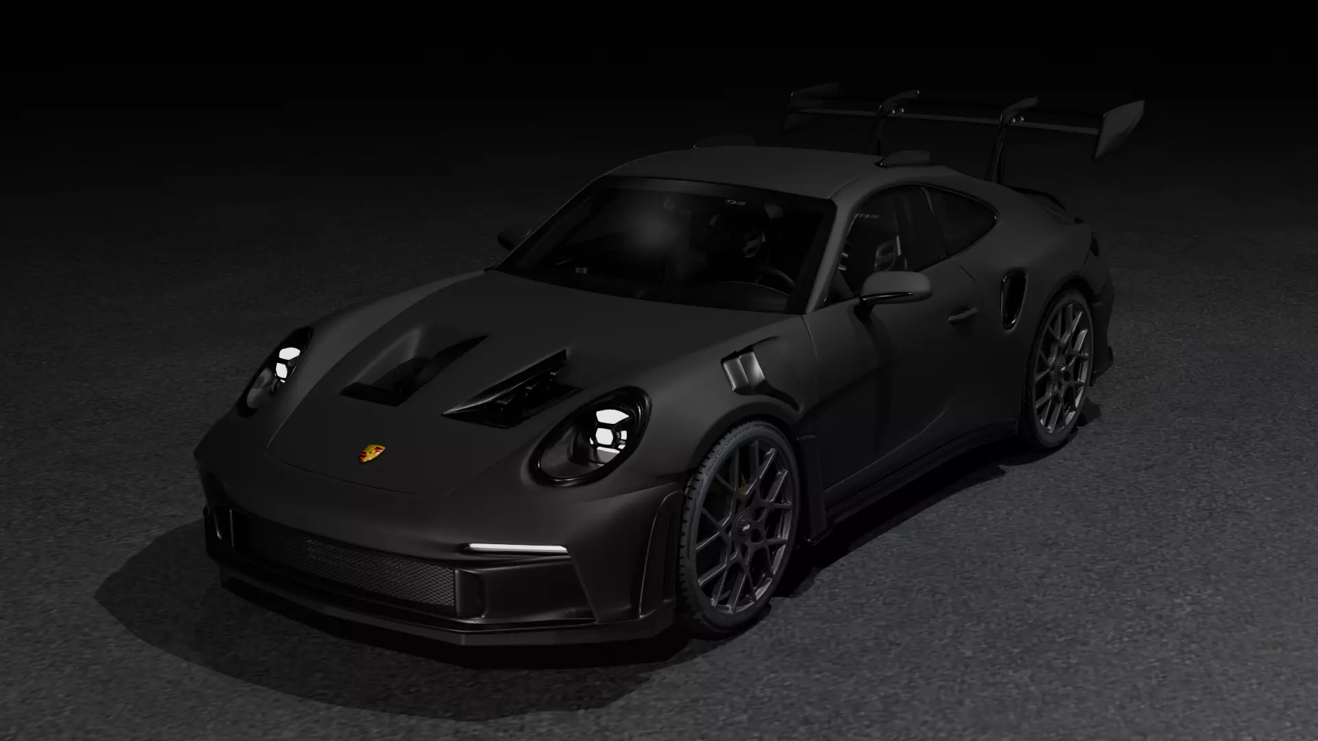 Porsche GT3 RS 2023 3D model_0