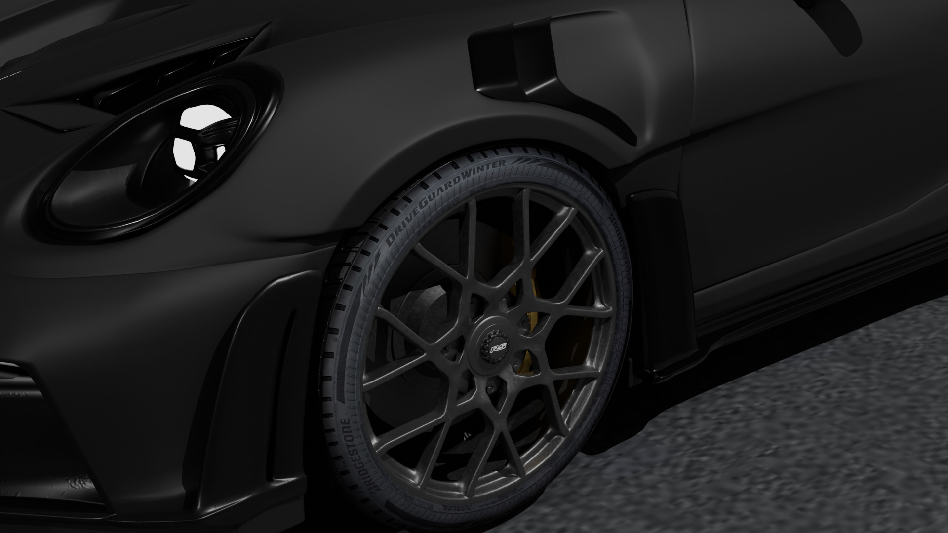 Porsche GT3 RS 2023 3D model_2