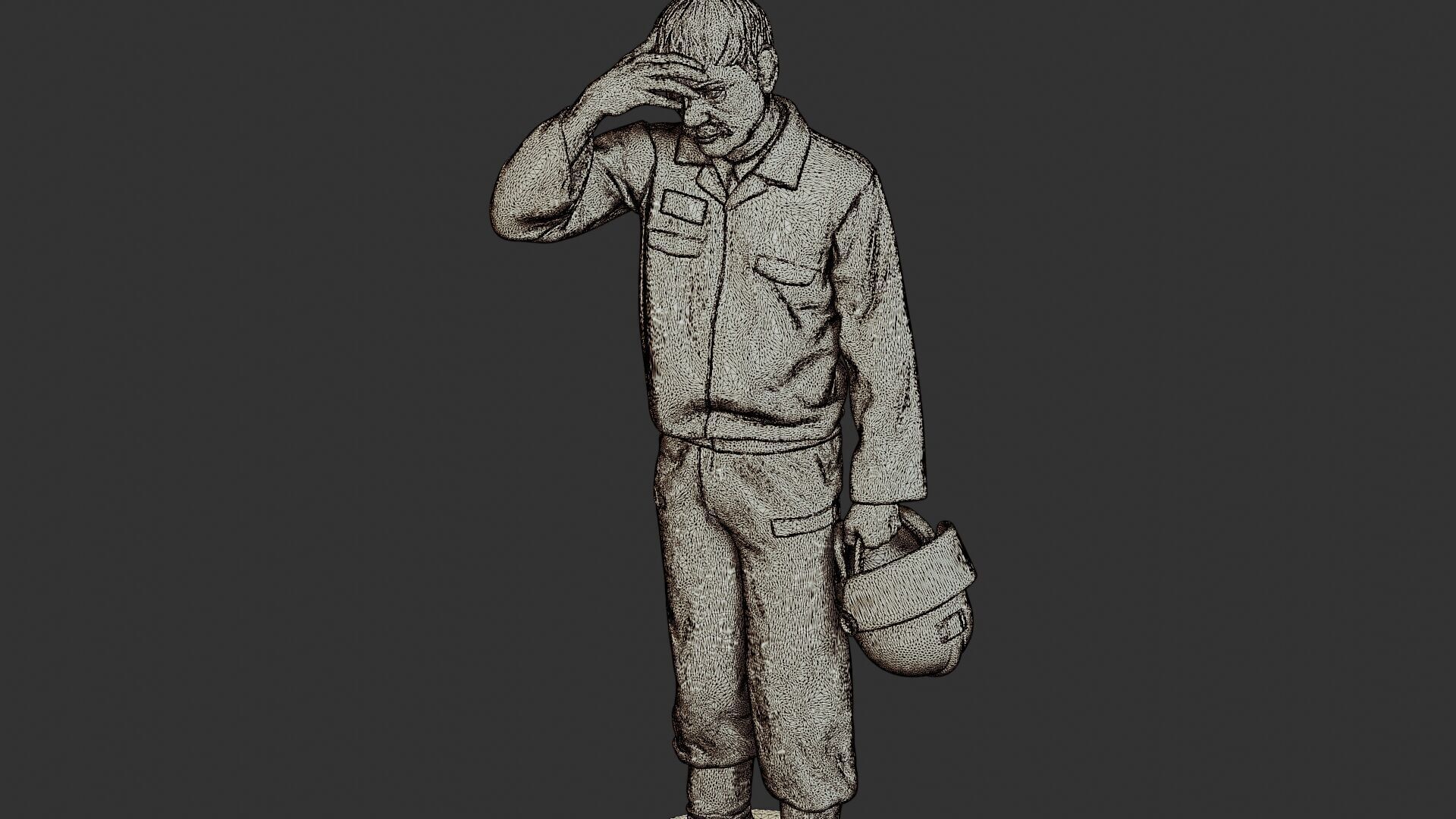 Czechoslovakian firefighter 90s 010 3D print model_12