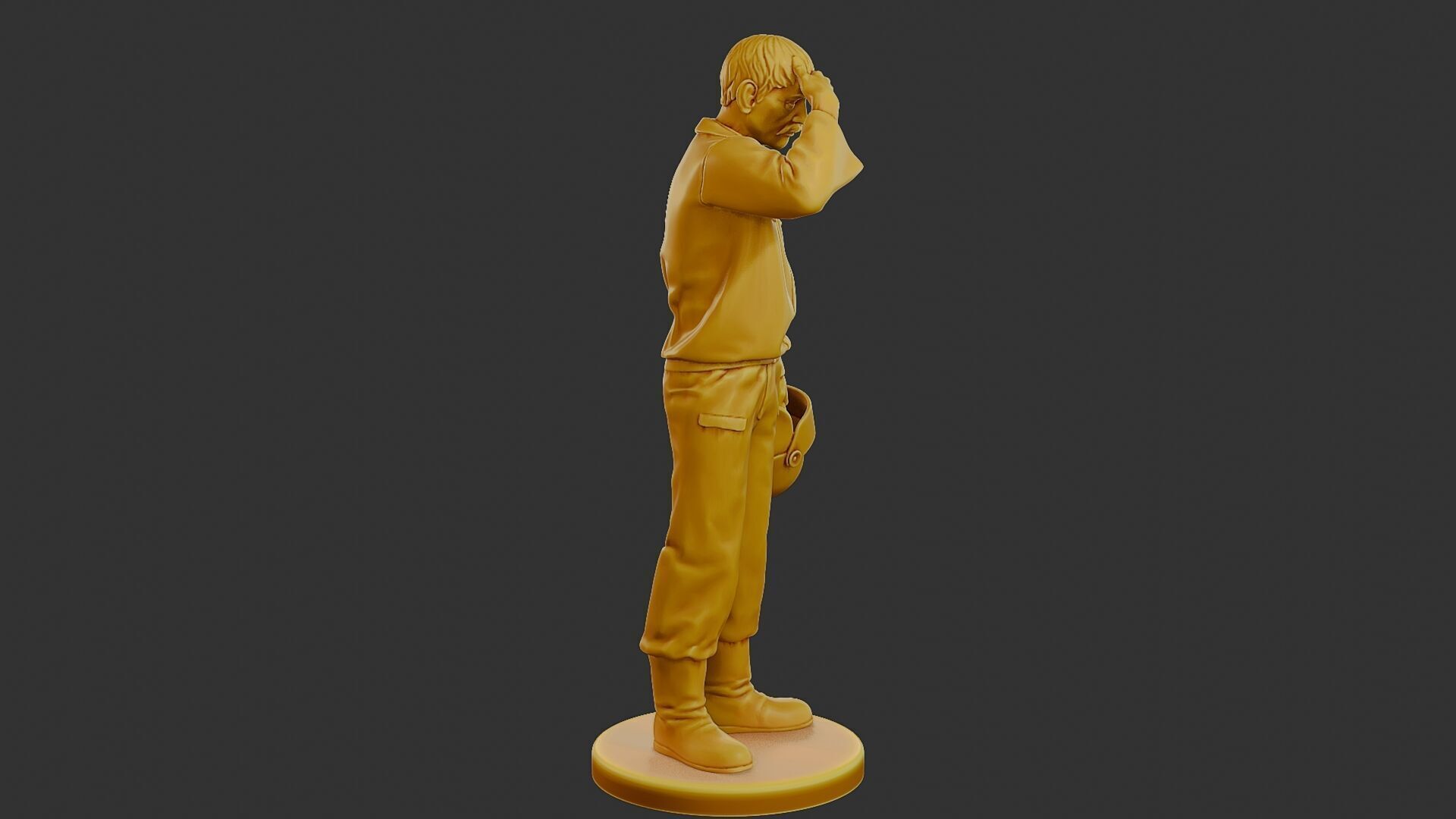Czechoslovakian firefighter 90s 010 3D print model_9