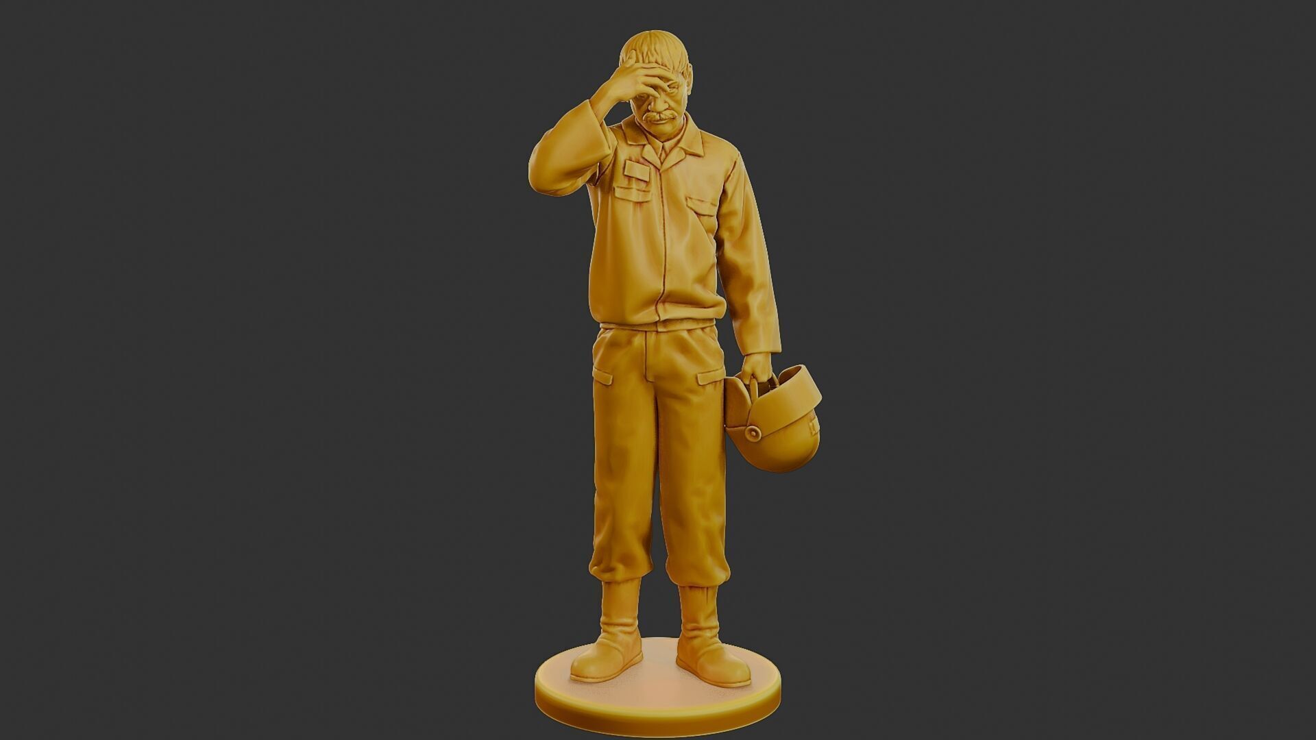 Czechoslovakian firefighter 90s 010 3D print model_11