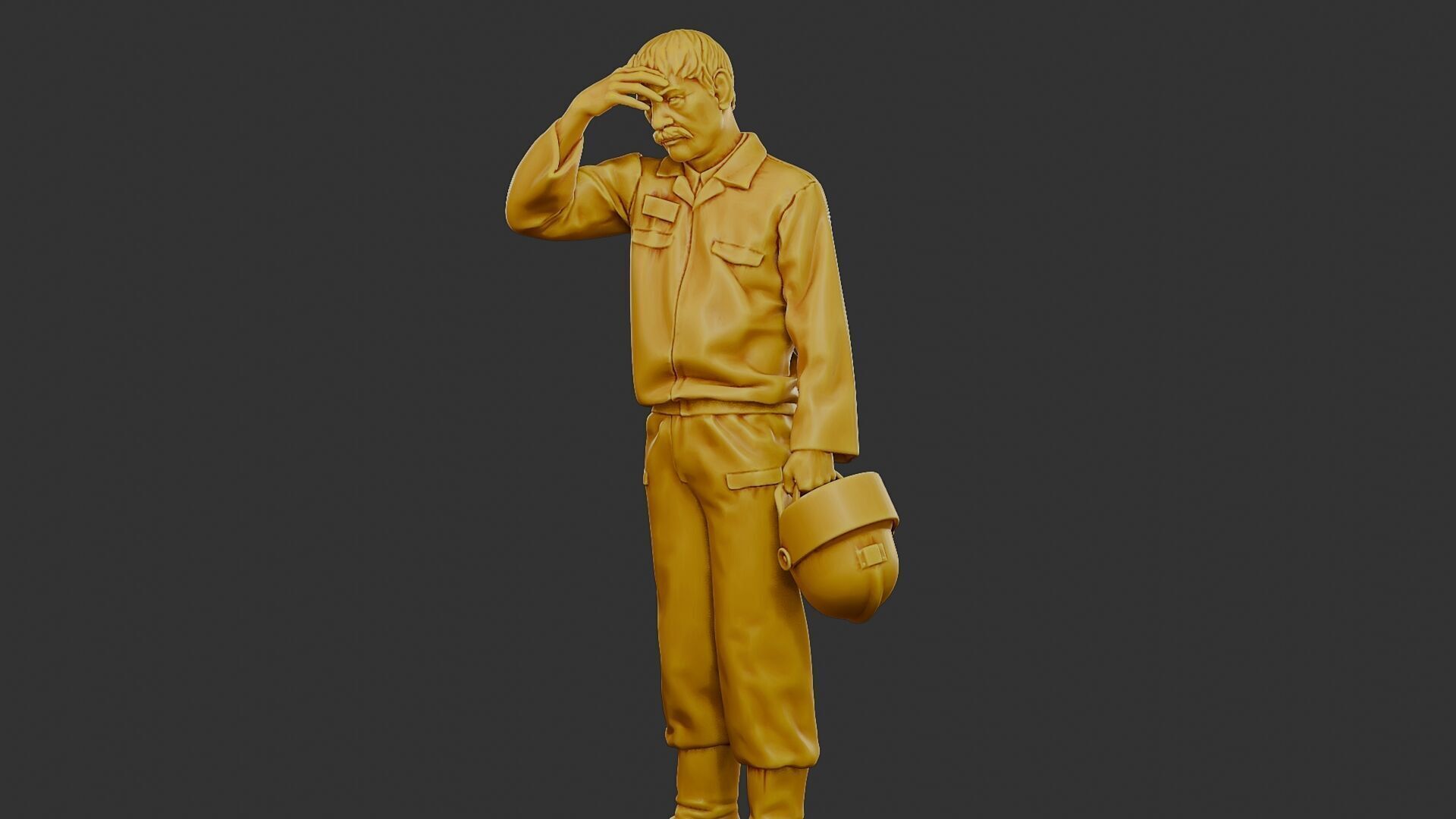 Czechoslovakian firefighter 90s 010 3D print model_27