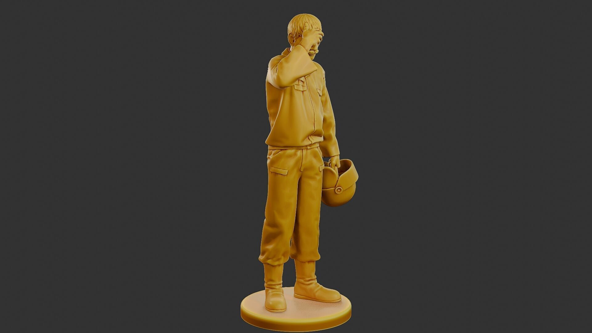 Czechoslovakian firefighter 90s 010 3D print model_10