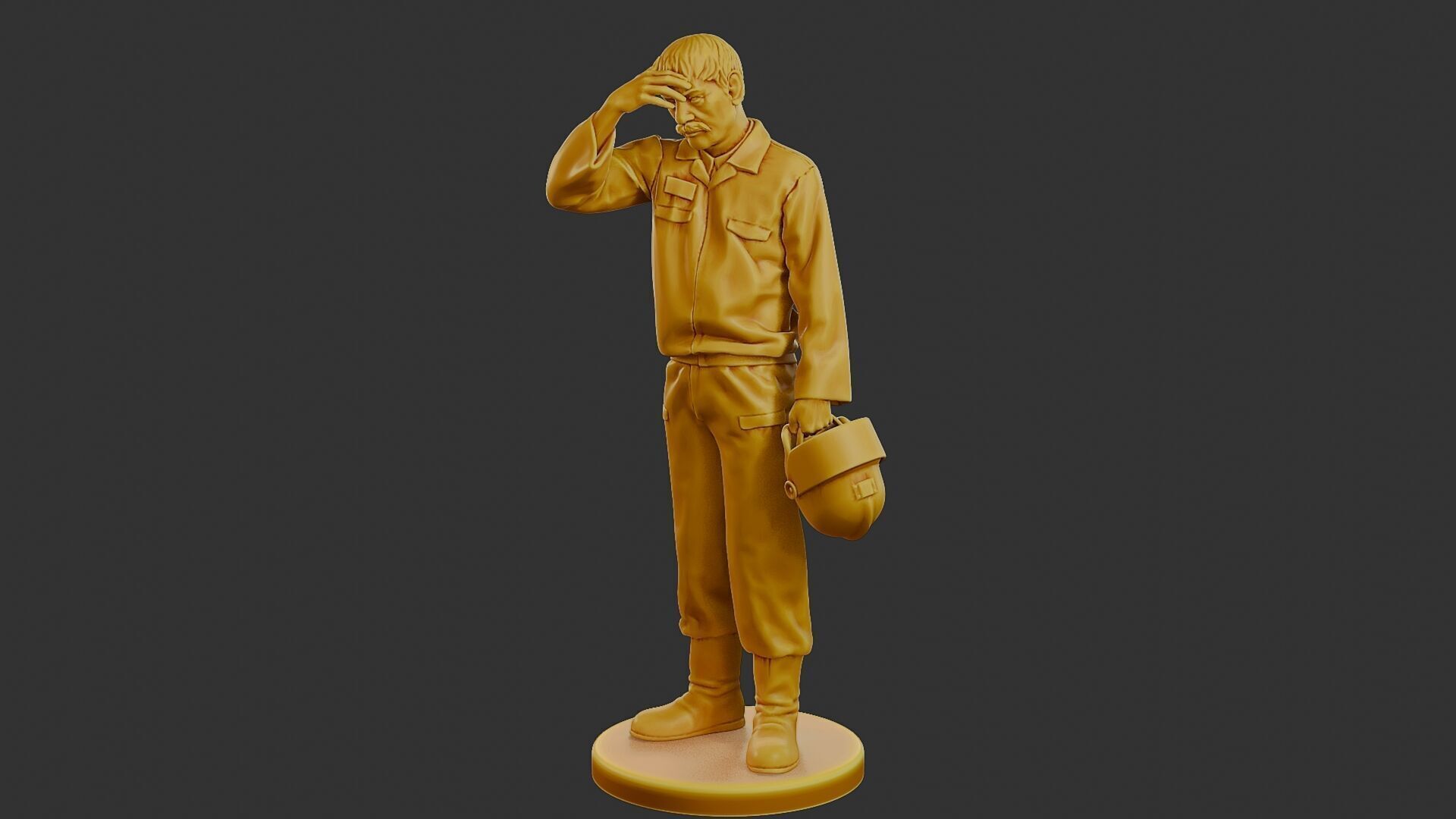 Czechoslovakian firefighter 90s 010 3D print model_2