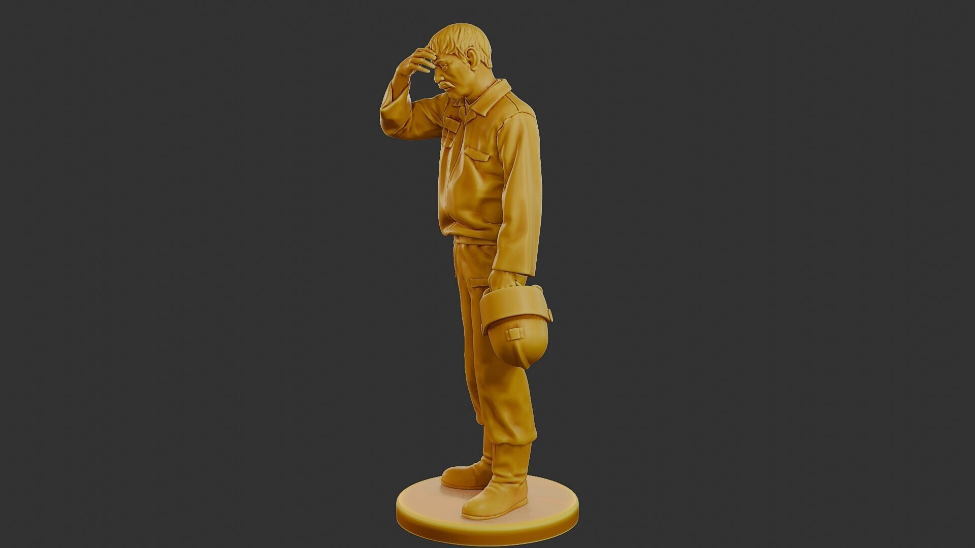 Czechoslovakian firefighter 90s 010 3D print model_3