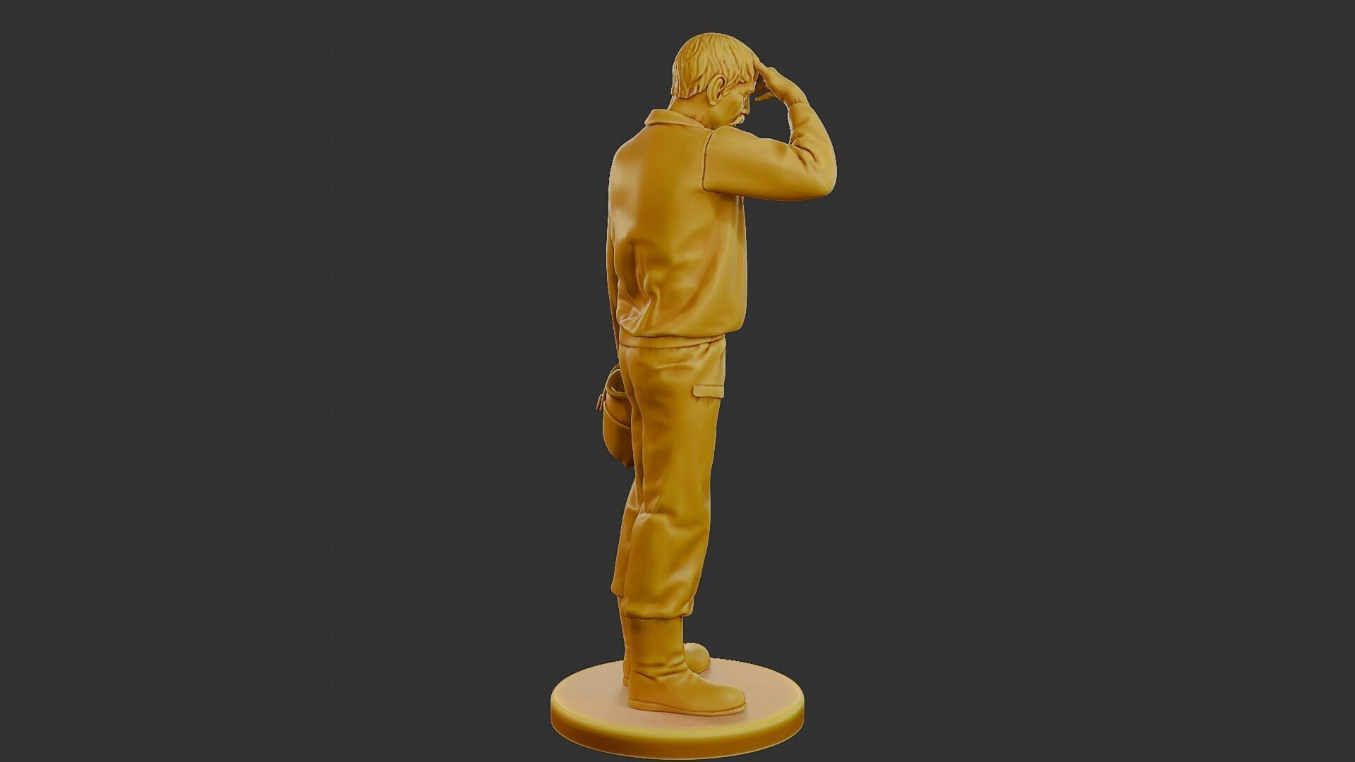 Czechoslovakian firefighter 90s 010 3D print model_8