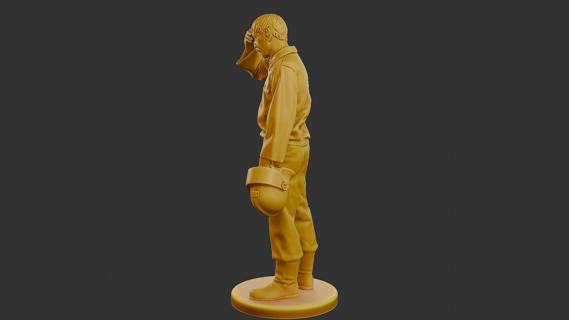 Czechoslovakian firefighter 90s 010 3D print model_4