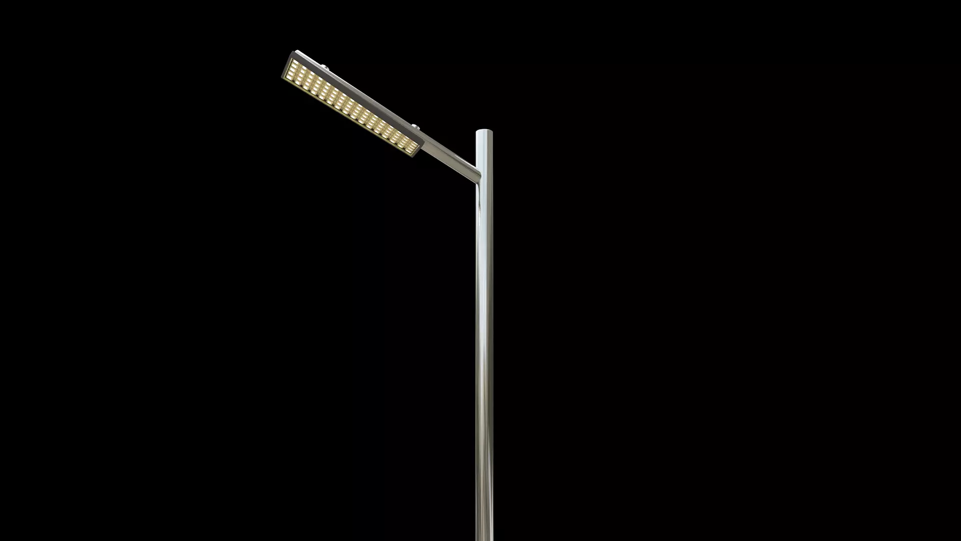 Realistic Street Lamp Post 3D Model Free low-poly 3D model