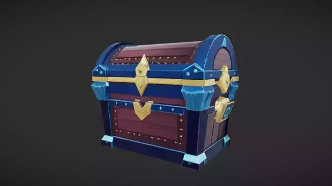 Fantasy treasure chest